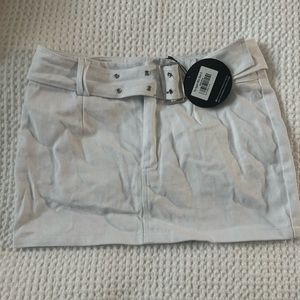 White Fox Try Again Mini Skirt
